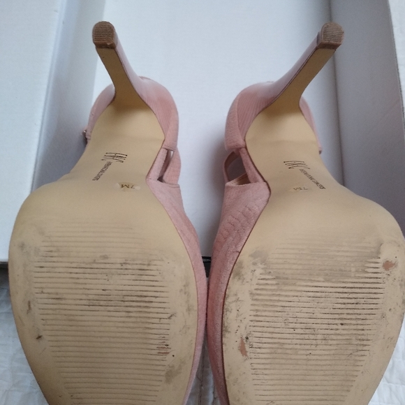 INC International Concepts Lucey Leather Pink Platform Heel - Picture 10 of 11